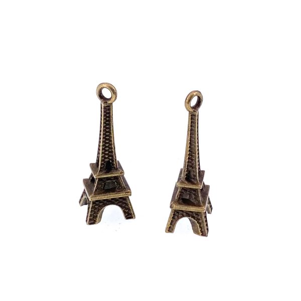 金屬掛飾首飾配件-古銅巴黎鐵塔