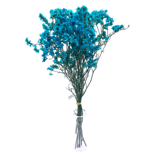 蒂芙尼藍水晶草乾花花束