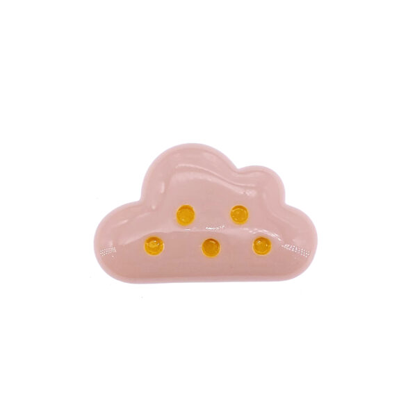 粉紅雲朵樹脂裝飾