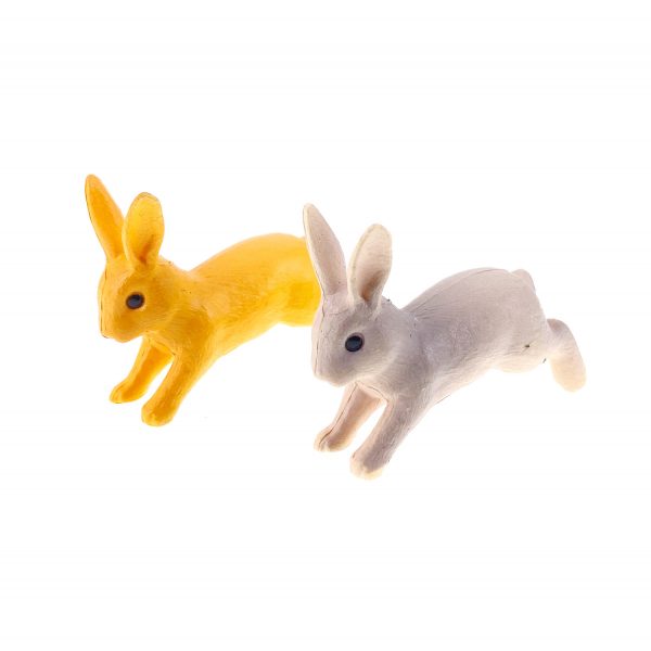 跳躍兔子樹脂裝飾擺設
