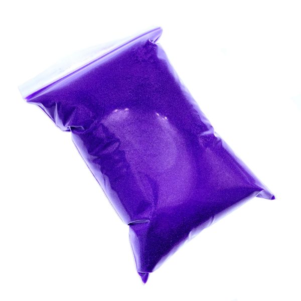 紫色彩沙500g