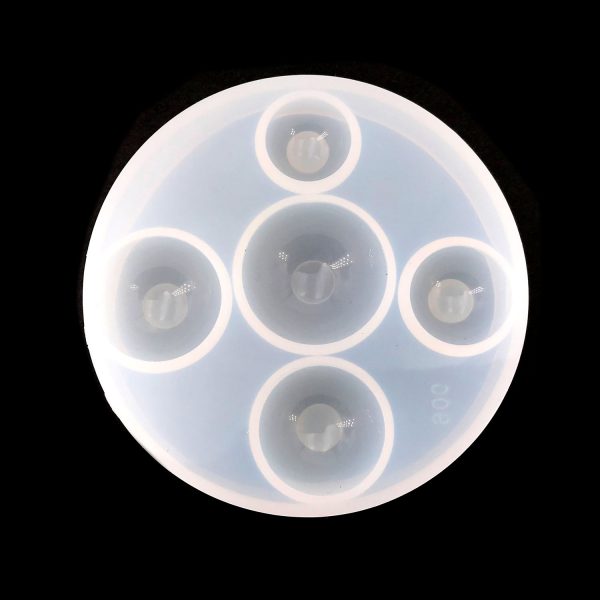 滴膠矽膠硅膠模具-大半圓半球組合模具