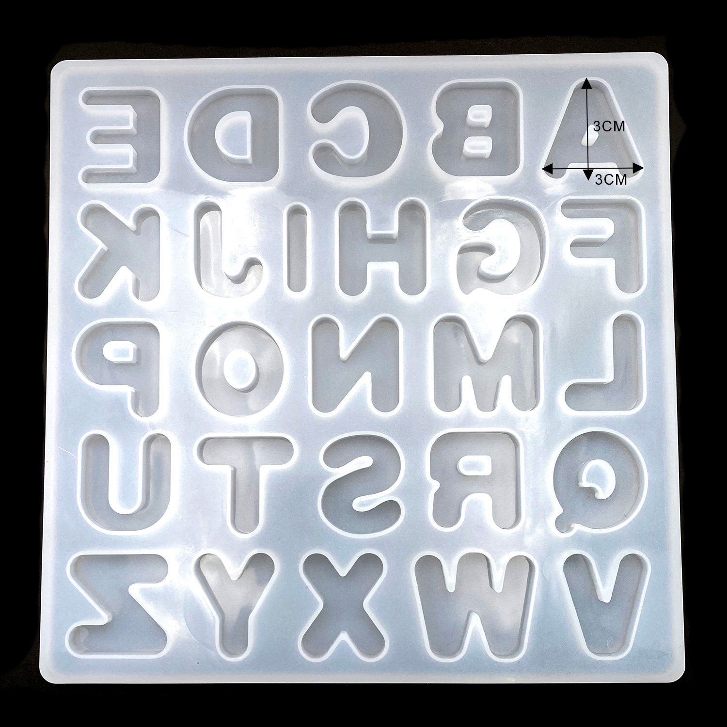 大階英文字母滴膠硅膠模具