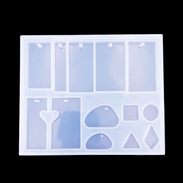 滴膠矽膠硅膠模具-幾何圖案大號組合模具