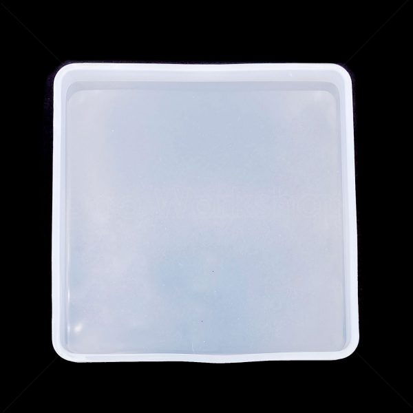 滴膠矽膠硅膠模具-圓角正方形杯墊