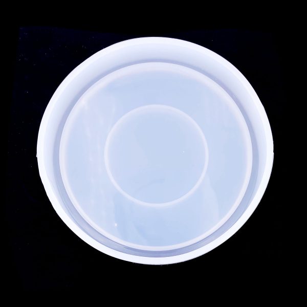 滴膠矽膠硅膠模具-圓形有邊杯墊