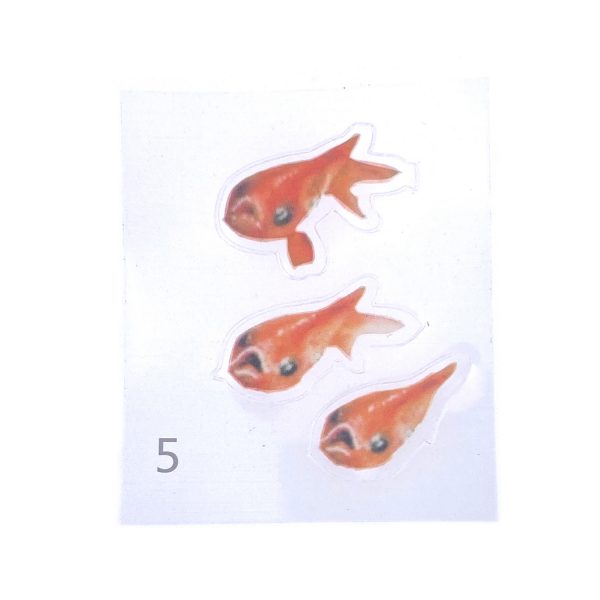 水晶滴膠貼紙-金魚5