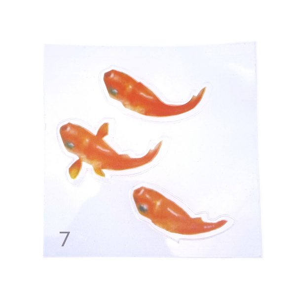 水晶滴膠貼紙-金魚7