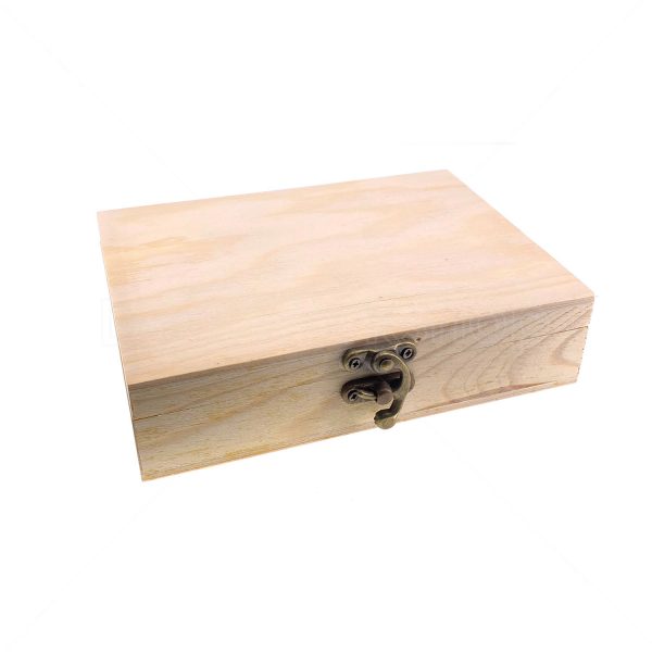 長方形有扣木盒16.5X12.5X4CM