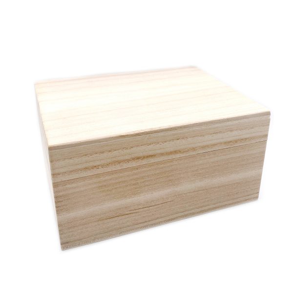 長方形天地蓋木盒19X15X10cm