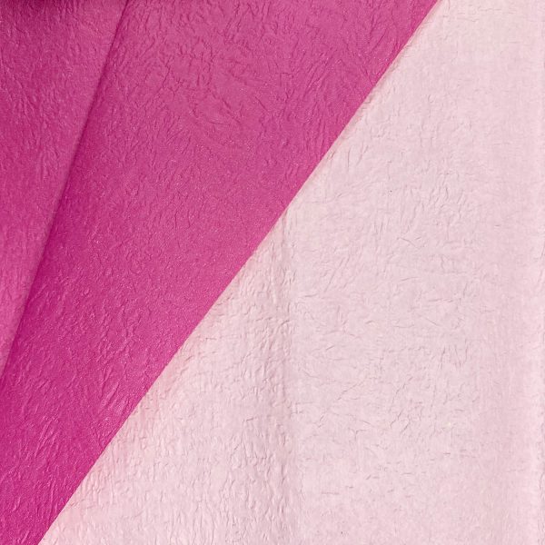 雙面淺粉粉紅壓紋花紙