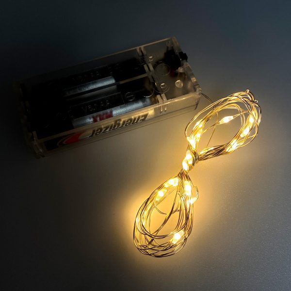 LED燈串-暖黃2米20燈(乾電)