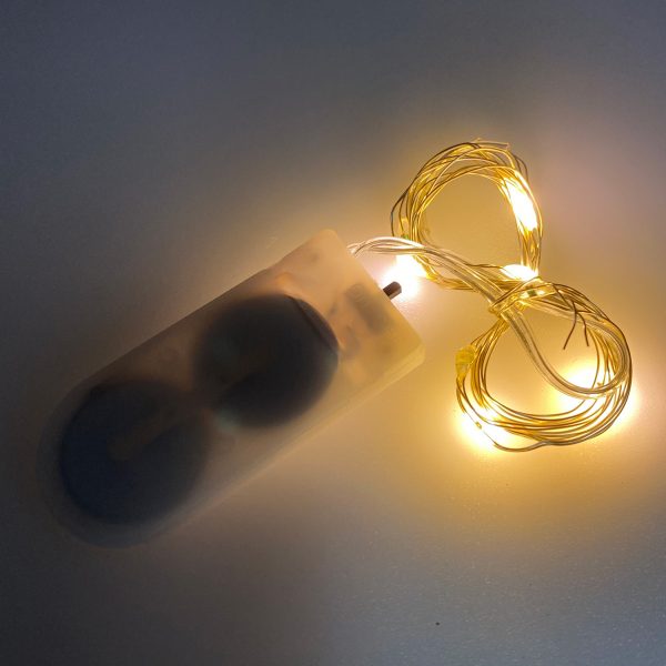 【閃燈】LED燈串-暖黃1米10燈